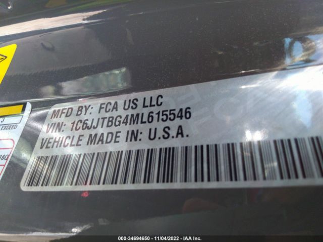 1C6JJTBG4ML615546 Jeep Gladiator Rubicon