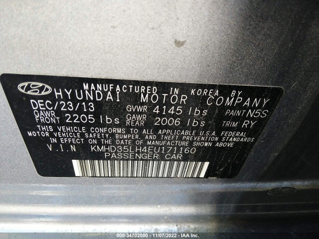 Hyundai ELANTRA GT 2014 KMHD35LH4EU171160 Image 9