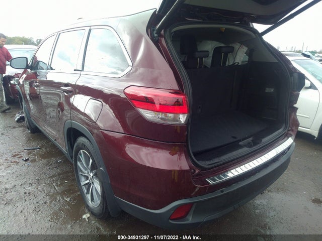 2019 TOYOTA HIGHLANDER SE/XLE VIN: 5TDKZRFH4KS327887