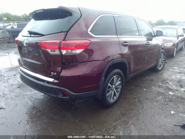 2019 TOYOTA HIGHLANDER SE/XLE VIN: 5TDKZRFH4KS327887