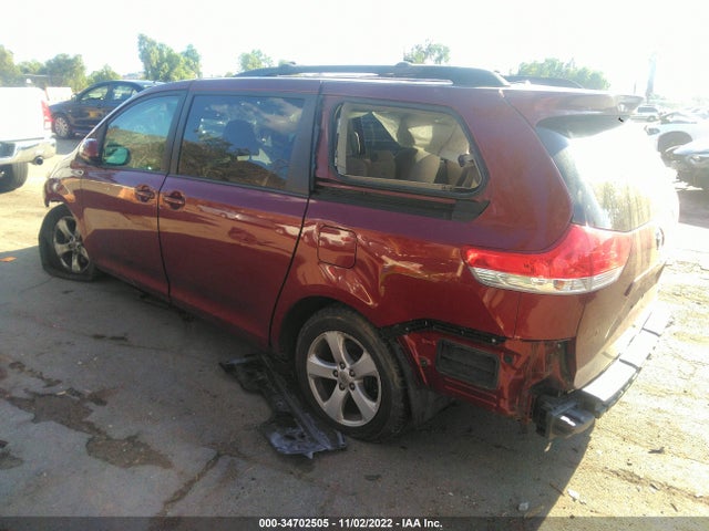 2012 TOYOTA SIENNA LE VIN: 5TDKK3DCXCS275725