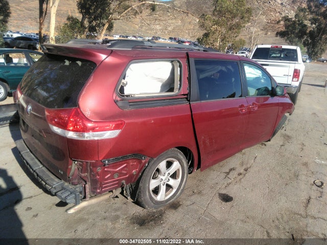2012 TOYOTA SIENNA LE VIN: 5TDKK3DCXCS275725