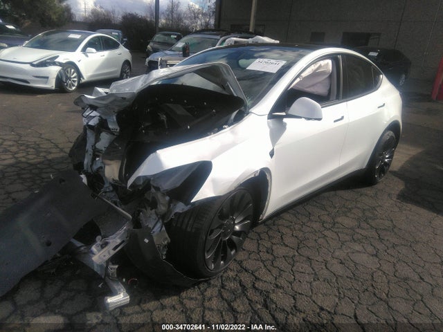 Tesla Model Y Performance 2021 5YJYGDEF6MF091835 Image 2