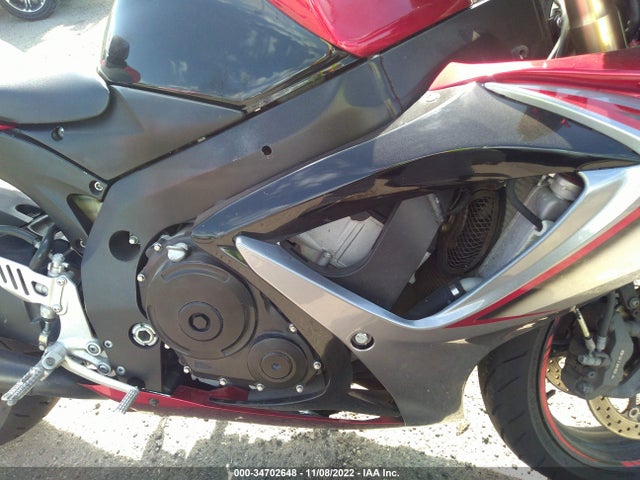 2007 SUZUKI GSX-R600 VIN: JS1GN7DA572123121