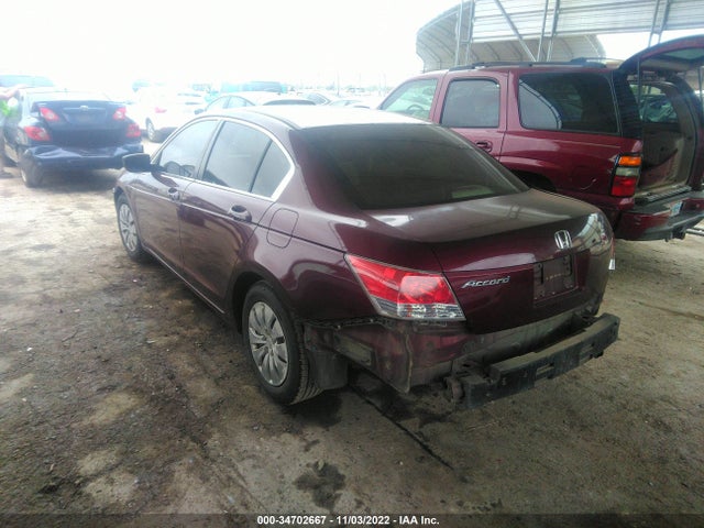 2010 HONDA ACCORD SDN LX VIN: 1HGCP2F32AA057416