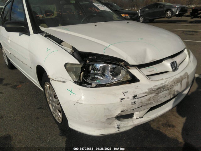 2005 HONDA CIVIC SDN LX VIN: 2HGES16515H539336