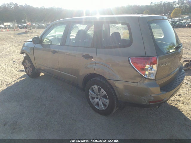 2009 SUBARU FORESTER X VIN: JF2SH61689H789635