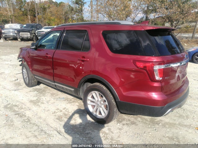 2016 FORD EXPLORER XLT VIN: 1FM5K7D84GGC03138