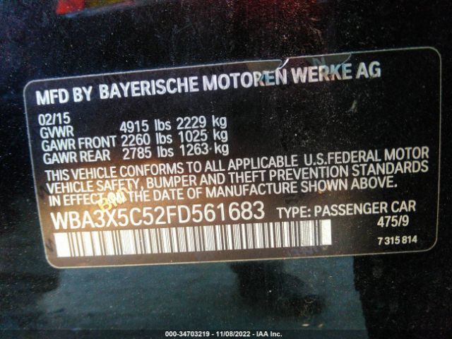 WBA3X5C52FD561683 BMW 3 Series Gran Turismo 328i Xdrive