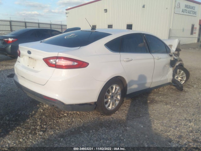 2016 FORD FUSION S VIN: 3FA6P0G73GR214893