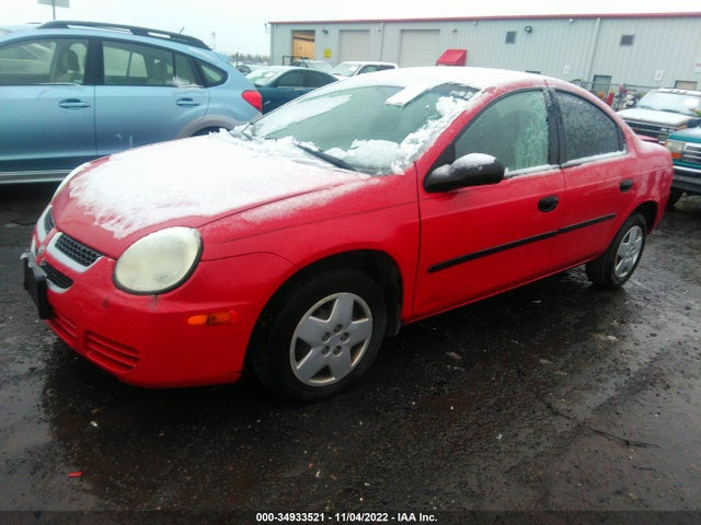 2004 DODGE NEON SE VIN: 1B3ES26C74D557310