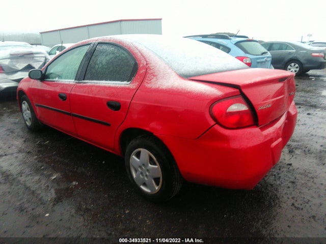 2004 DODGE NEON SE VIN: 1B3ES26C74D557310