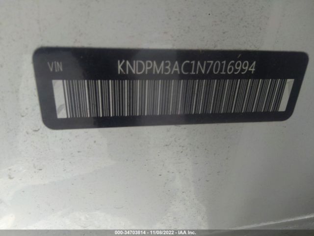 KNDPM3AC1N7016994 KIA Sportage Lx