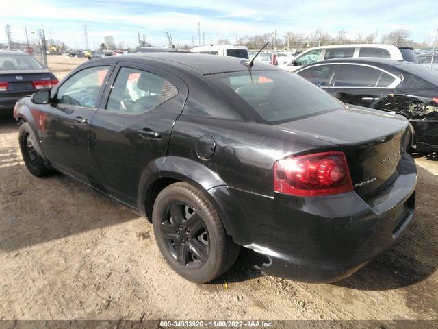 2012 DODGE AVENGER SE VIN: 1C3CDZAB3CN110204