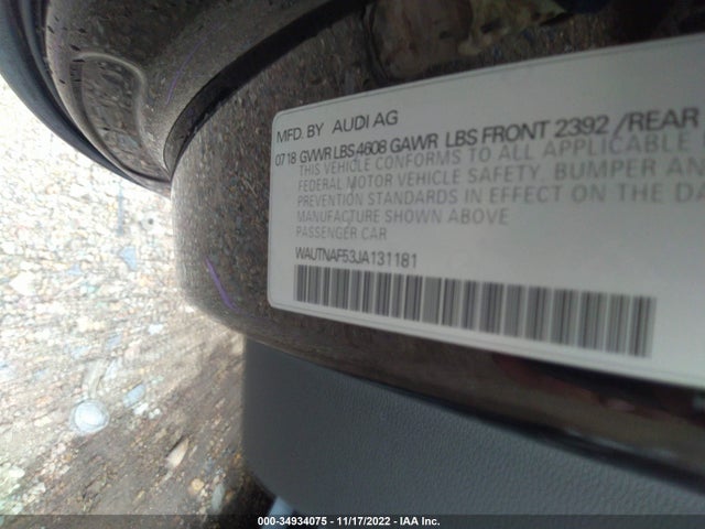 2018 Audi A5, VIN: WAUTNAF53JA131181