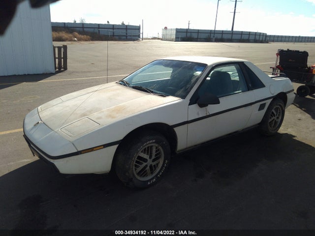 1984 PONTIAC FIERO SPORT VIN: 1G2AM37R4EP255803