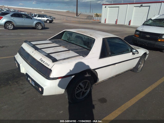1984 PONTIAC FIERO SPORT VIN: 1G2AM37R4EP255803