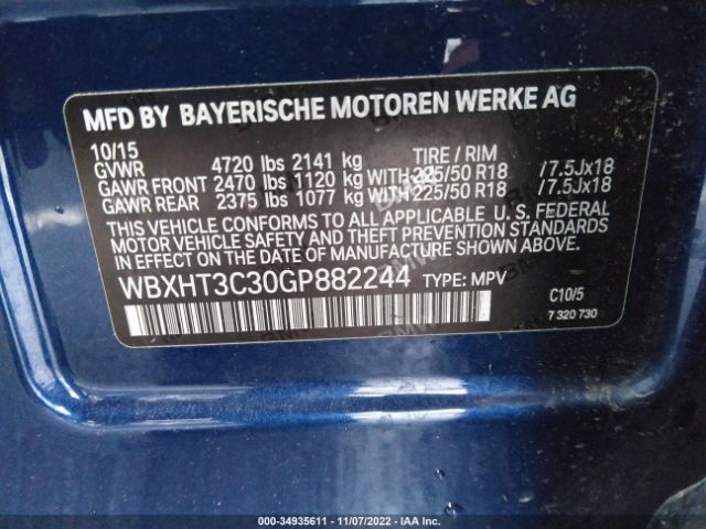 WBXHT3C30GP882244 BMW X1 Xdrive28i