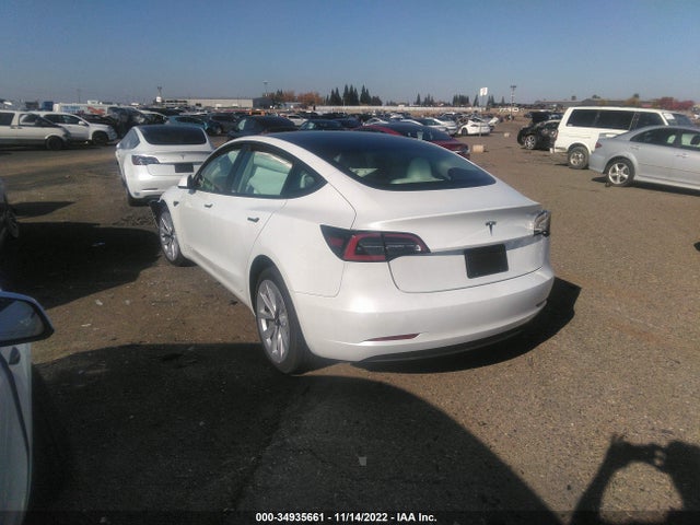 Tesla MODEL 3 2022 5YJ3E1EAXNF340660 Image 3
