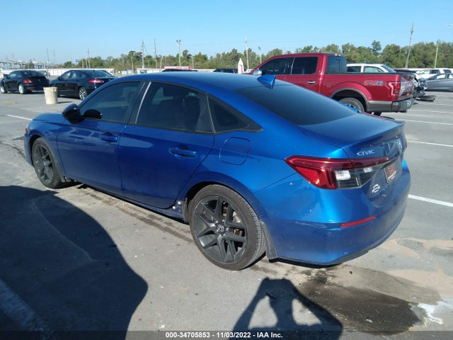 2022 HONDA CIVIC SEDAN SPORT VIN: 2HGFE2F54NH540093