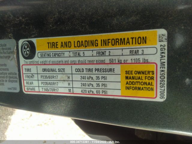 2GKALMEK9D6267006 GMC Terrain Sle