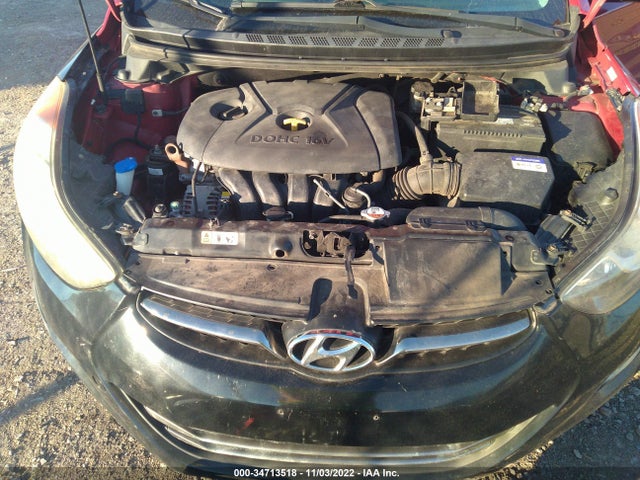 2012 HYUNDAI ELANTRA LIMITED PZEV VIN: KMHDH4AE5CU428960