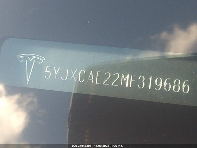 2021 Tesla Model X, VIN: 5YJXCAE22MF319686