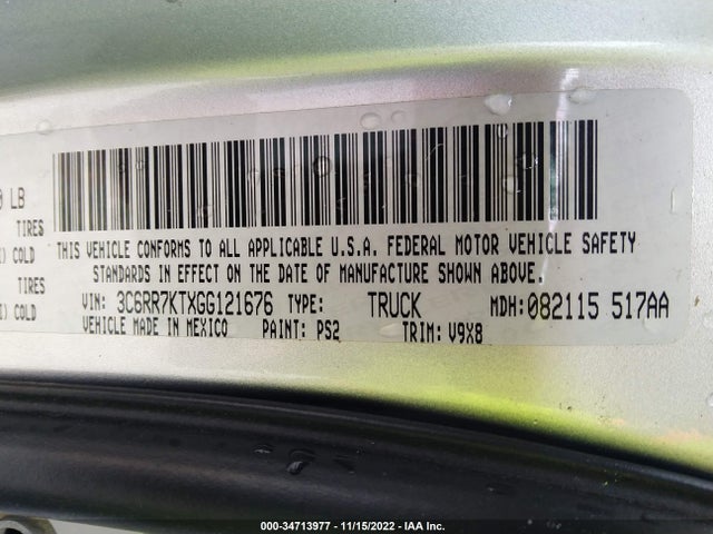 RAM 1500 Express 2016 3C6RR7KTXGG121676 Image 10