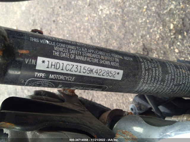 2009 HARLEY-DAVIDSON XL1200 N VIN: 1HD1CZ3159K422852