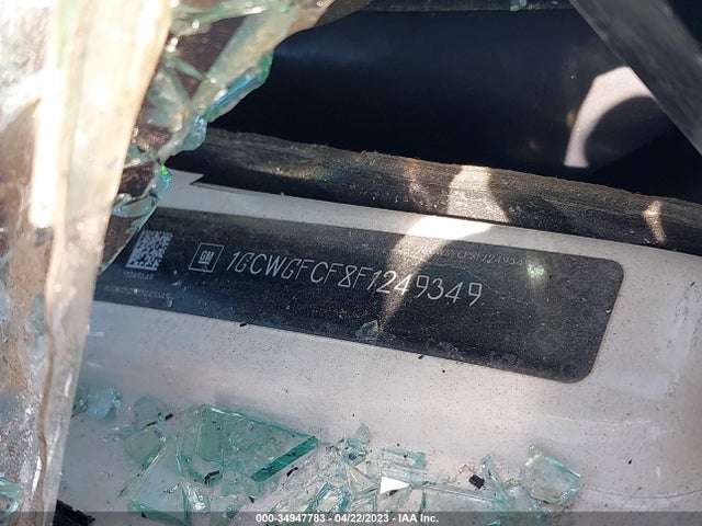 Chevrolet EXPRESS CARGO VAN 2015 1GCWGFCF8F1249349 Image 9