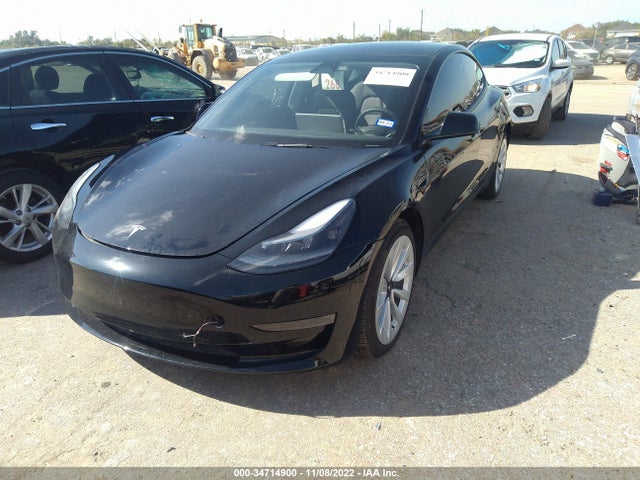 Tesla Model 3 Long Range 2022 5YJ3E1EBXNF248988 Image 2