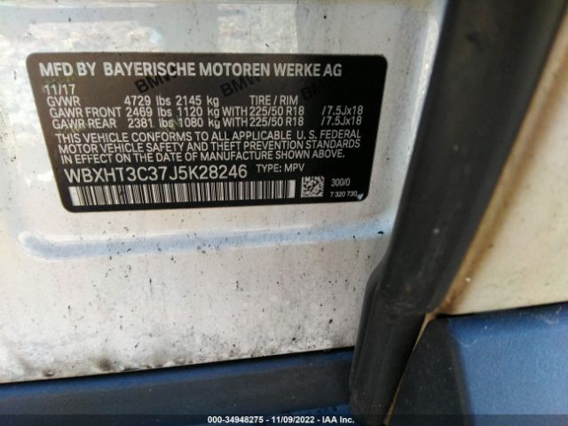 WBXHT3C37J5K28246 BMW X1 Xdrive28i