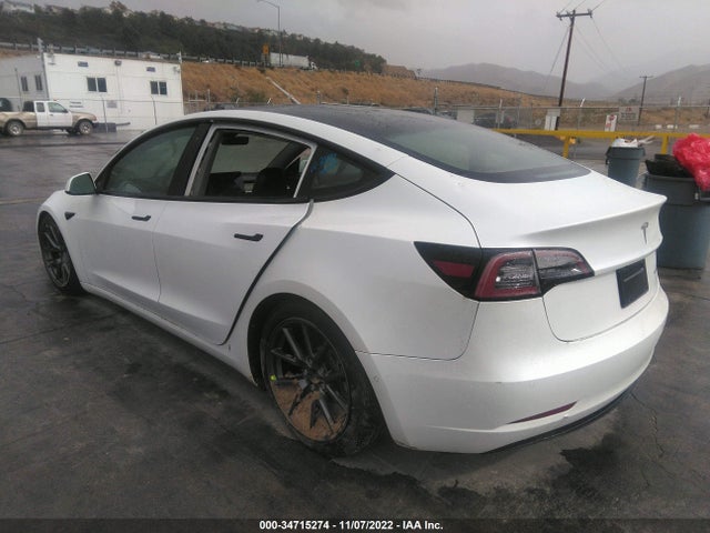 Tesla MODEL 3 2021 5YJ3E1EB2MF872847 Image 3