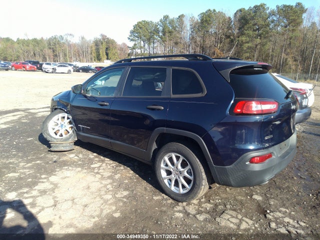2016 JEEP CHEROKEE SPORT VIN: 1C4PJLAB3GW165903