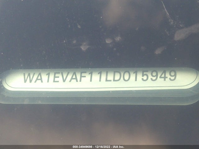 2020 Audi Q8, VIN: WA1EVAF11LD015949