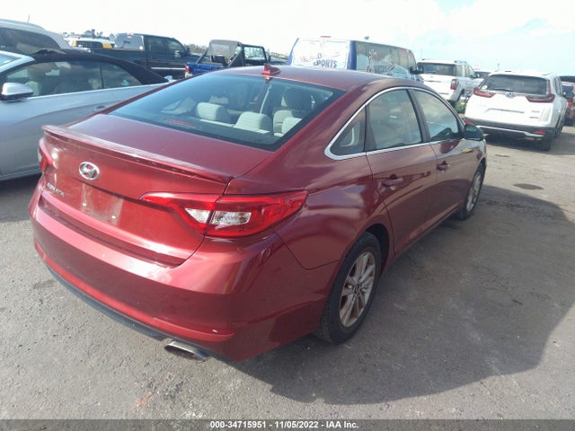 2016 HYUNDAI SONATA 2.4L SE VIN: 5NPE24AFXGH276161