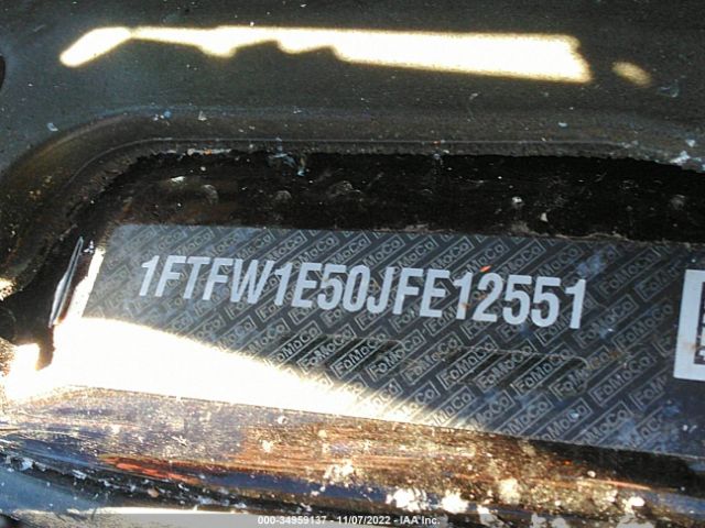 1FTFW1E50JFE12551 Ford F-150 Xl/xlt/lariat