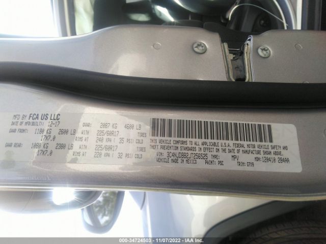 3C4NJDBB2JT256525 Jeep Compass Latitude
