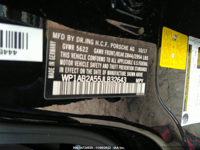2018 Porsche Macan, VIN: WP1AB2A55JLB32643