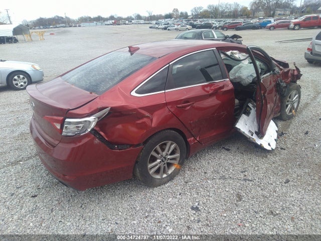 Hyundai Sonata 2.4l Se 2016 5NPE24AF0GH328185 Image 4