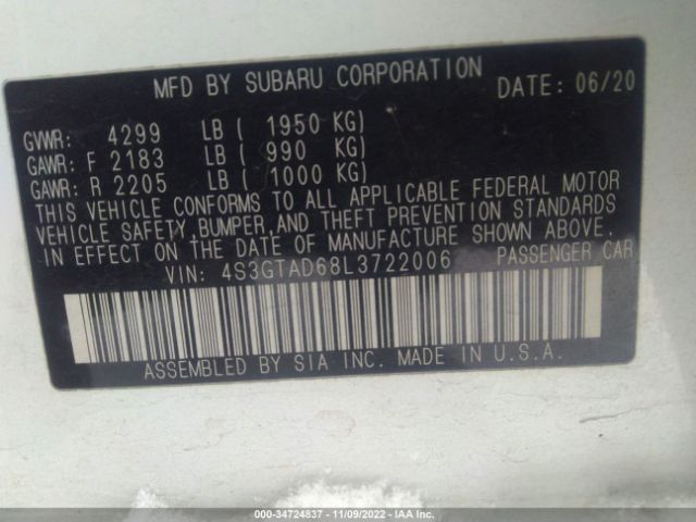 4S3GTAD68L3722006 Subaru Impreza Premium