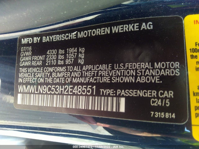 2017 Mini Clubman, VIN: WMWLN9C53H2E48551