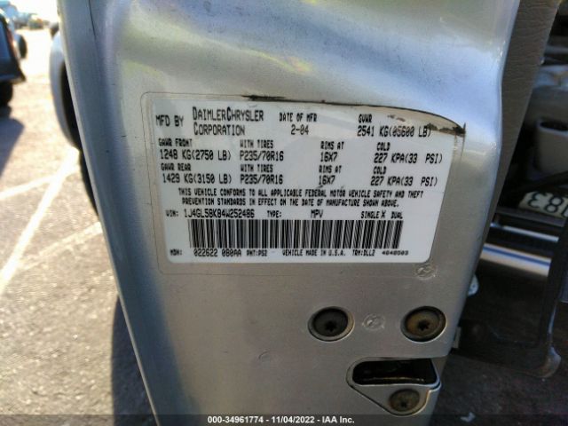 1J4GL58K84W252486 Jeep Liberty Limited