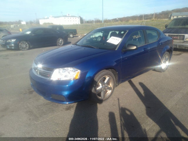 2013 DODGE AVENGER SE VIN: 1C3CDZAB6DN564237