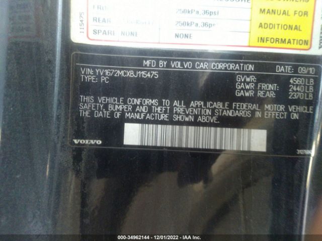 YV1672MCXBJ115475 Volvo C70