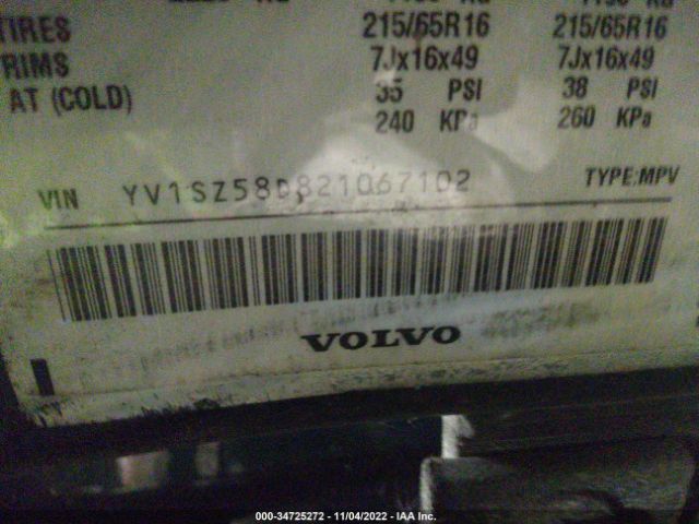 YV1SZ58D821067102 Volvo V70
