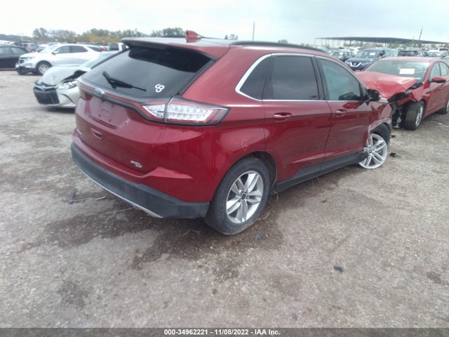 2015 FORD EDGE SEL VIN: 2FMTK4J87FBC39230