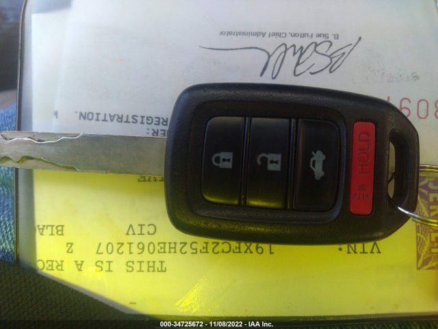 Honda Civic Sedan Lx 2017 19XFC2F52HE061207 Image 11