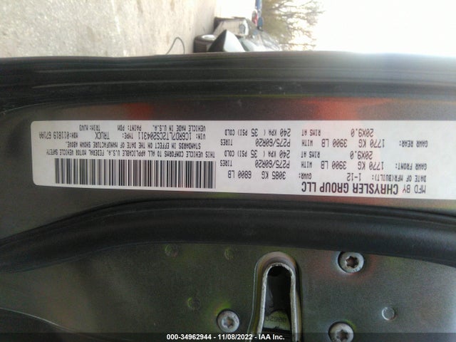 2012 RAM 1500 BIG HORN VIN: 1C6RD7LT2CS204311