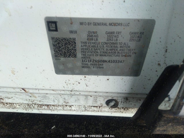 Chevrolet Bolt Ev Premier 2019 1G1FZ6S08K4103347 Image 10